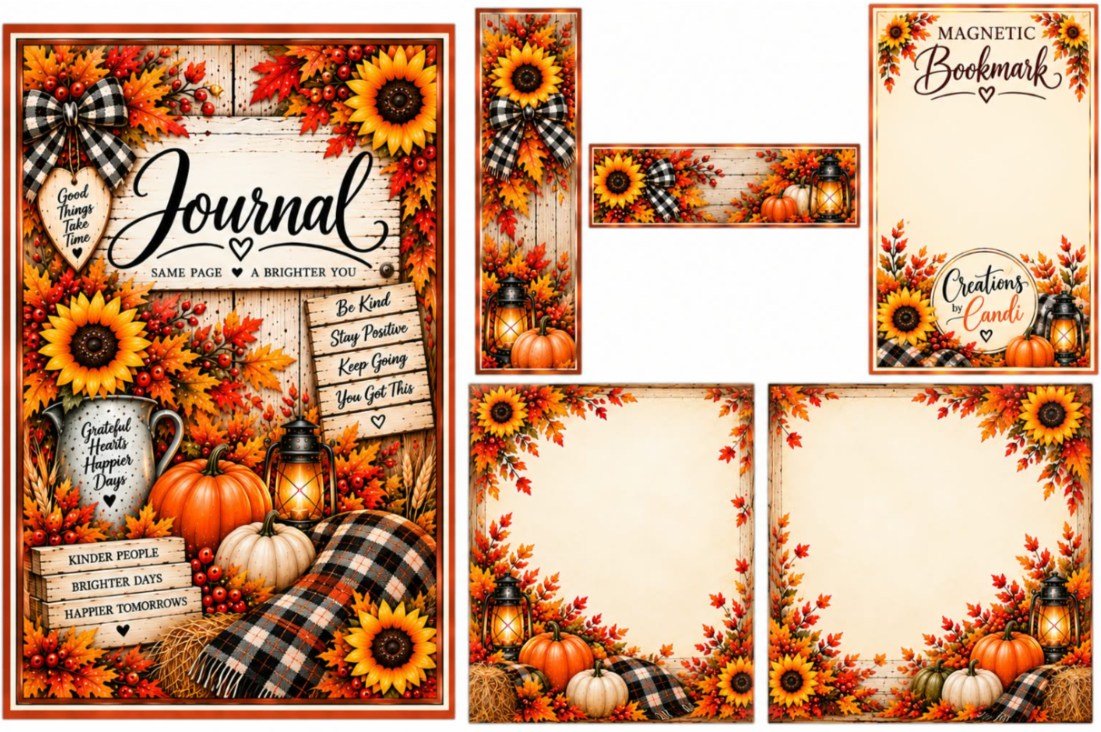Pumpkins & Autumn Leaves — catalog artwork preview