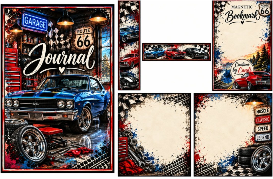Classic Car Garage — catalog artwork preview