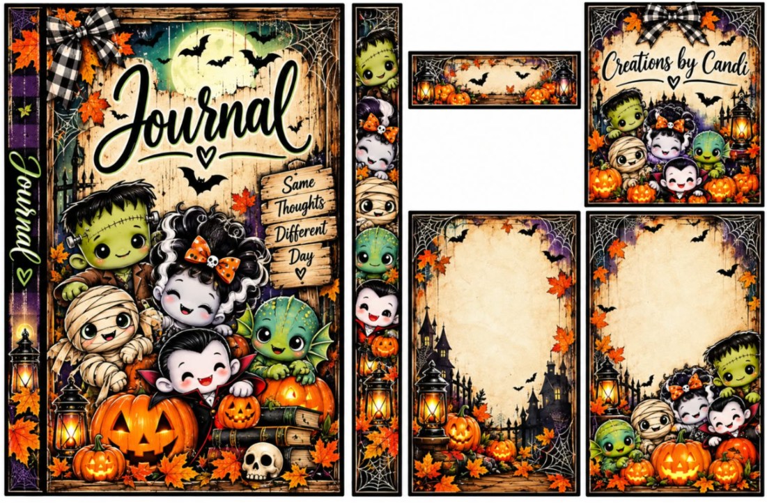 Halloween Monsters — catalog artwork preview