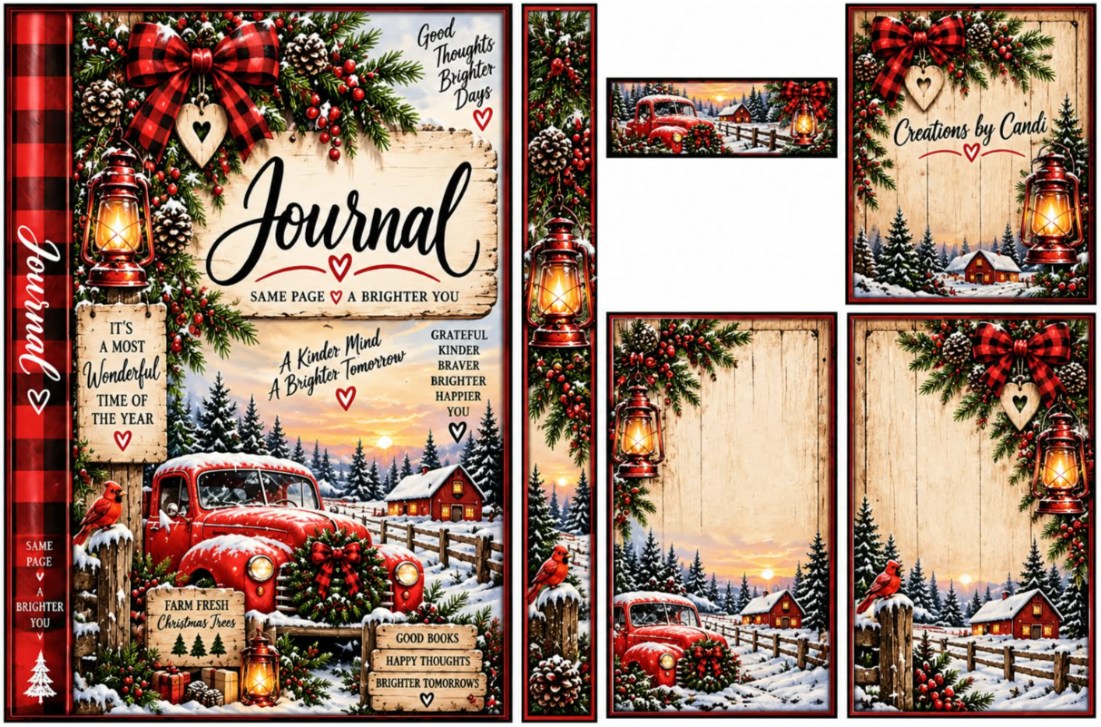 Christmas Red Truck — catalog artwork preview