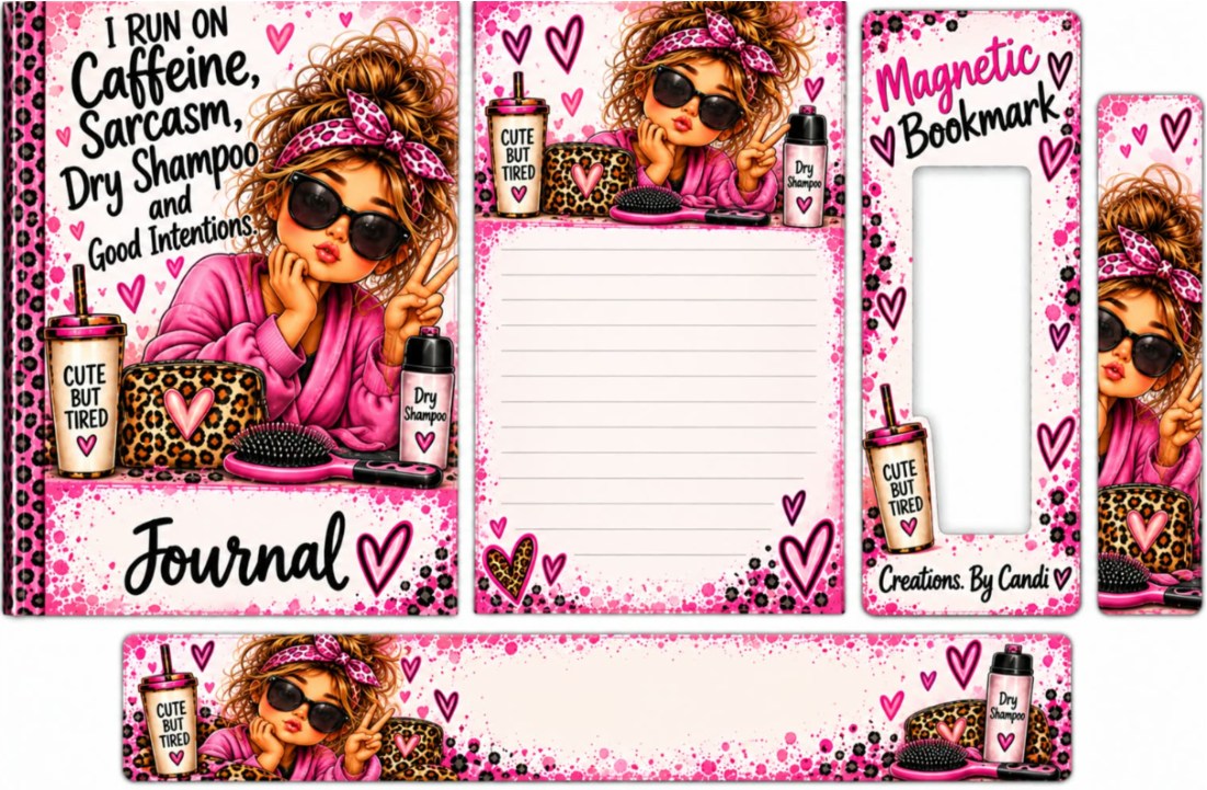 Caffeine & Dry Shampoo — catalog artwork preview