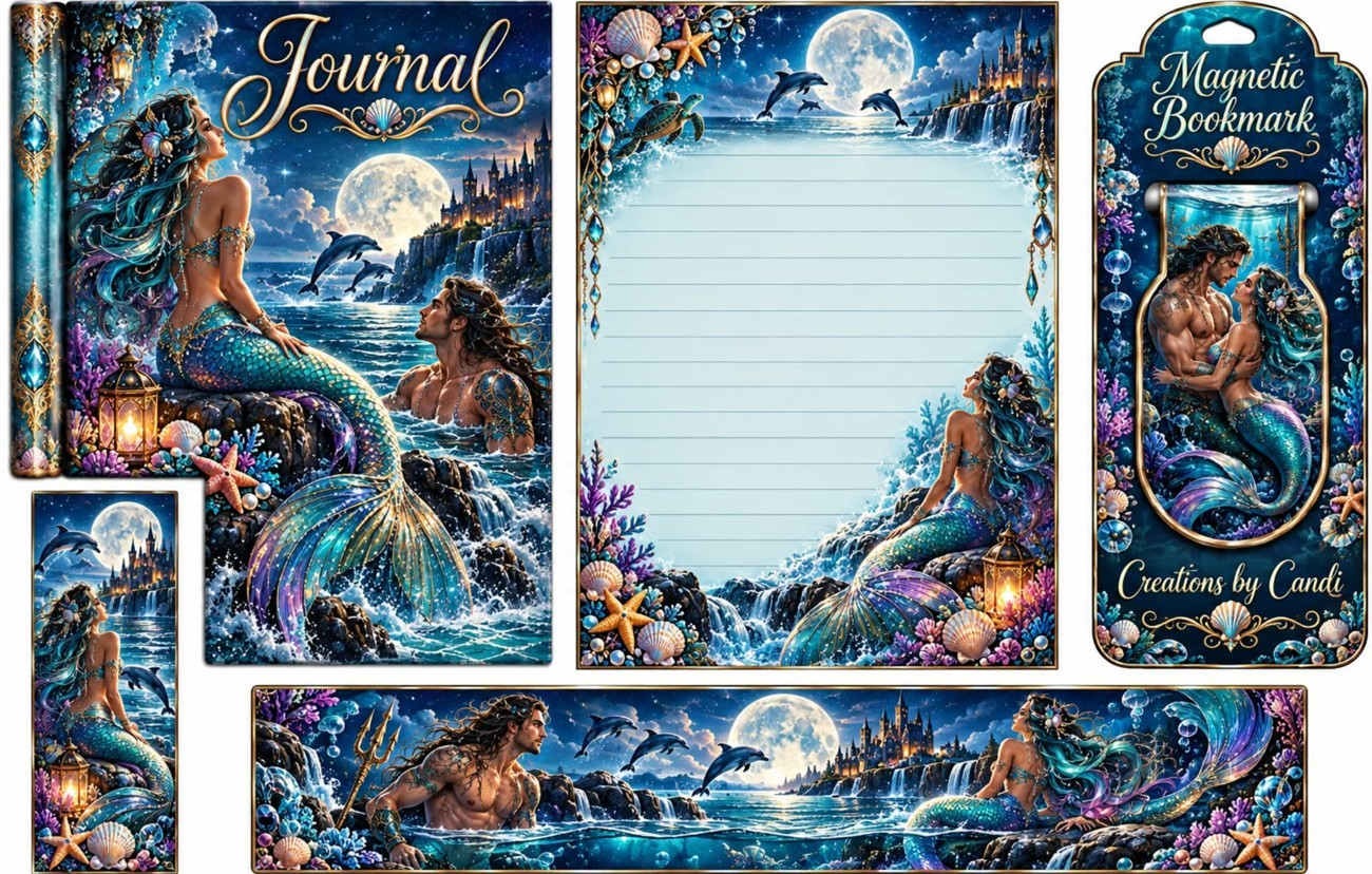 Moonlit Mermaid — catalog artwork preview