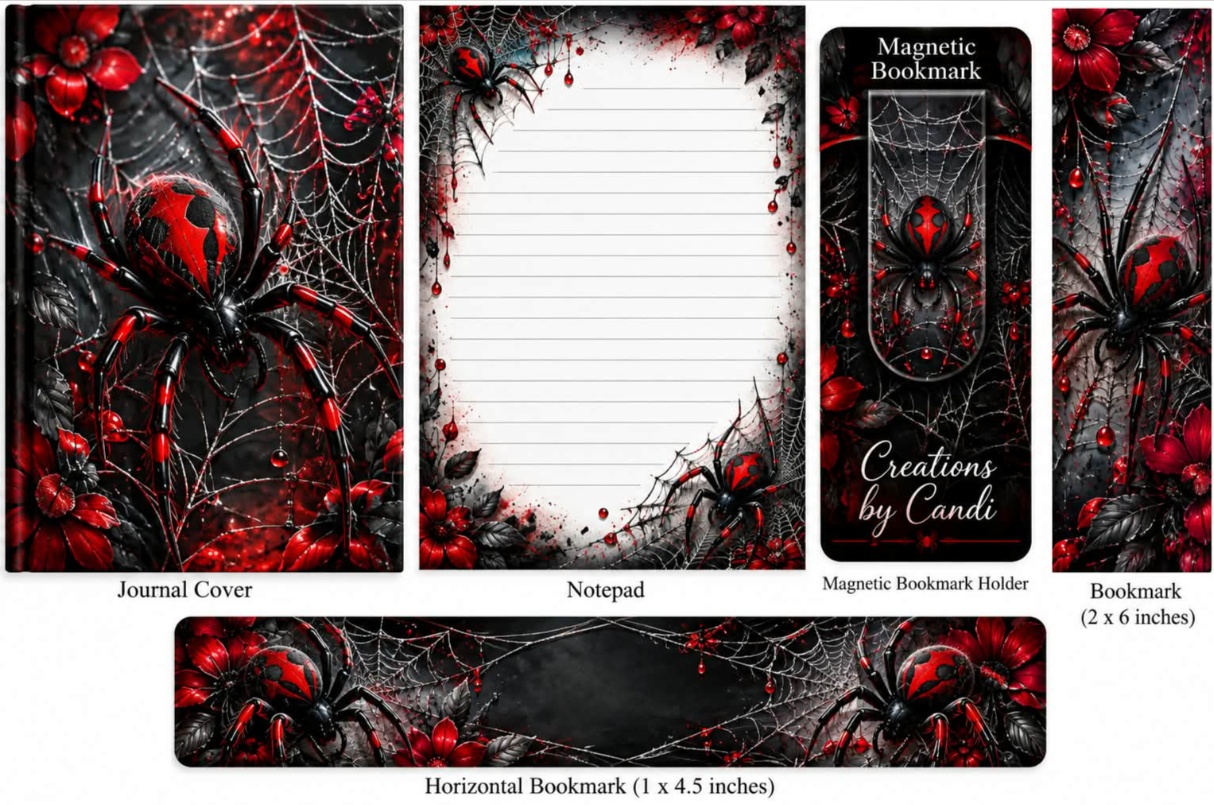 Red & Black Spider — catalog artwork preview
