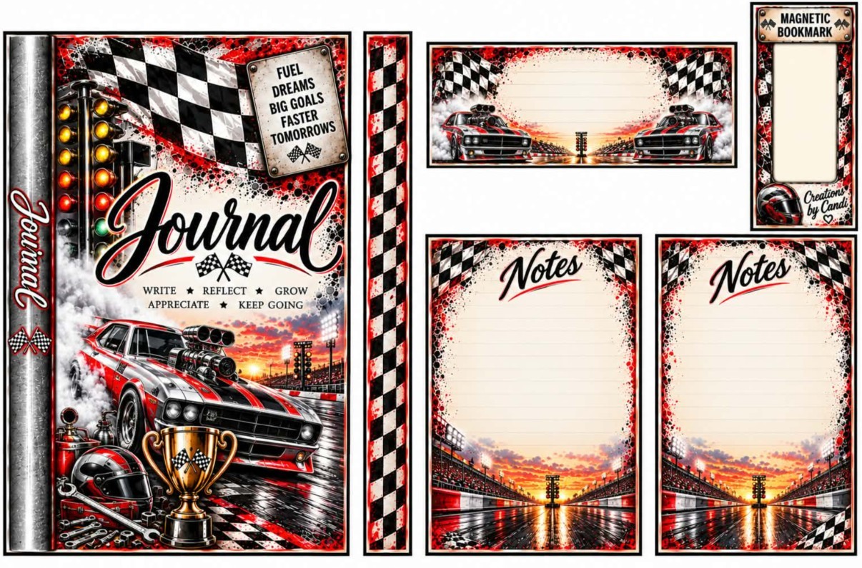 Red & Checkered Racing — catalog artwork preview